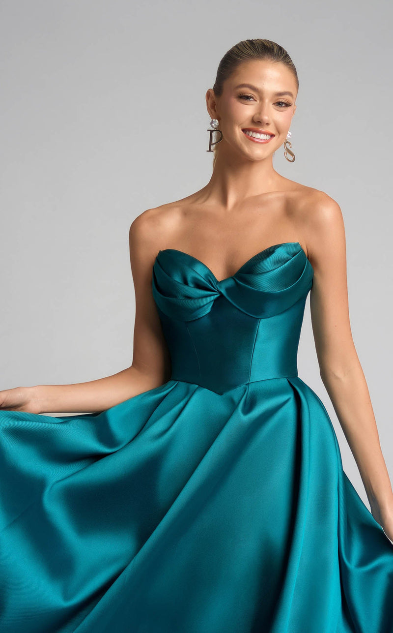 Prom Dresses Long A Line Formal Prom Dress Portia and Scarlett XO110 Emerald