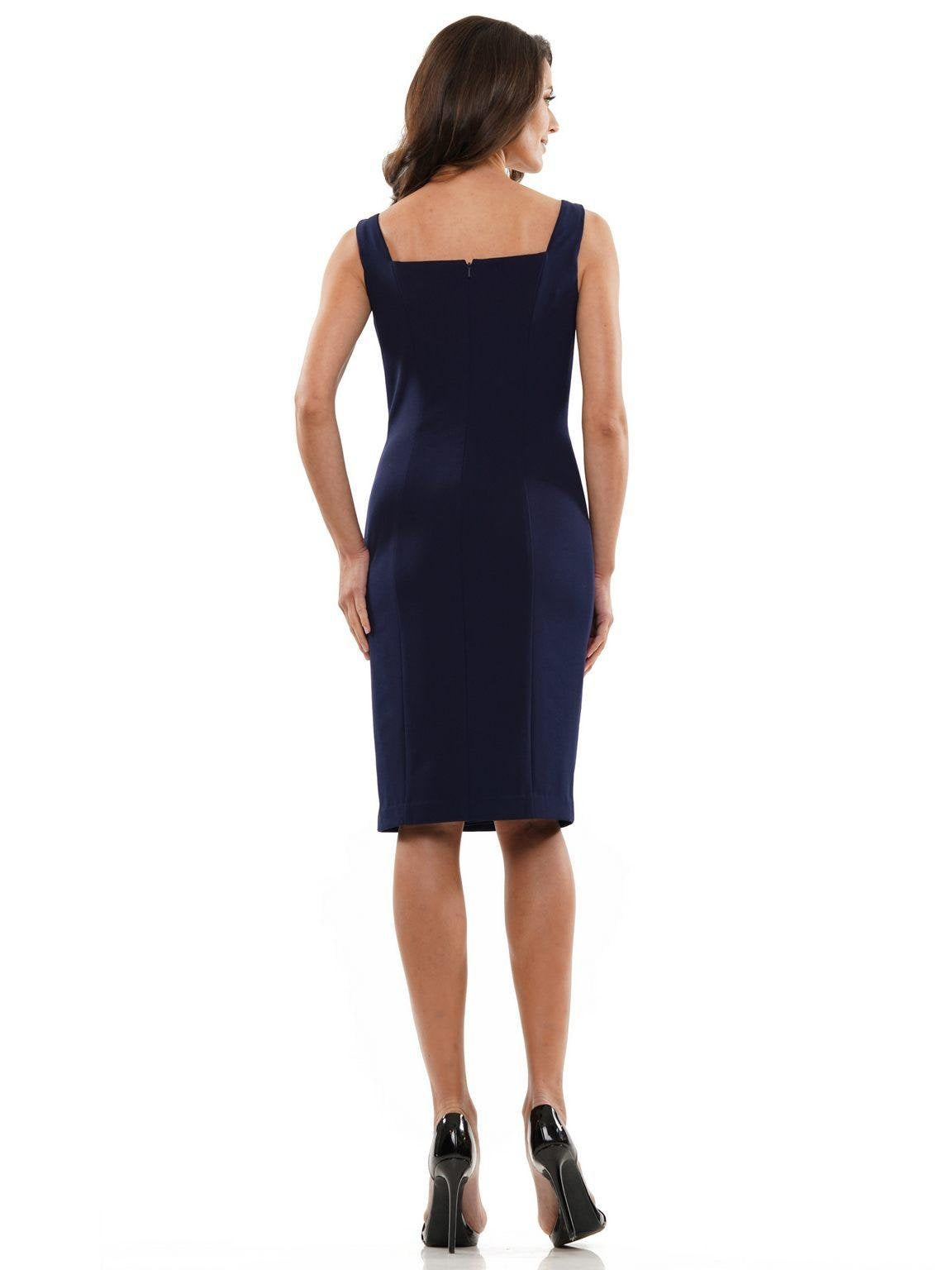 Cocktail Dresses Short Sleeveless Cocktail Dress Navy