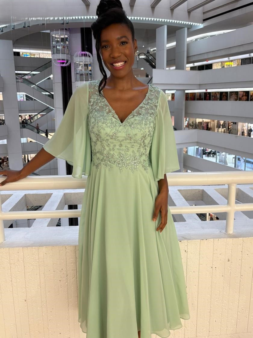 Mother of the Bride Dresses Short Mother of the Bride Cocktail Dress Light Sage