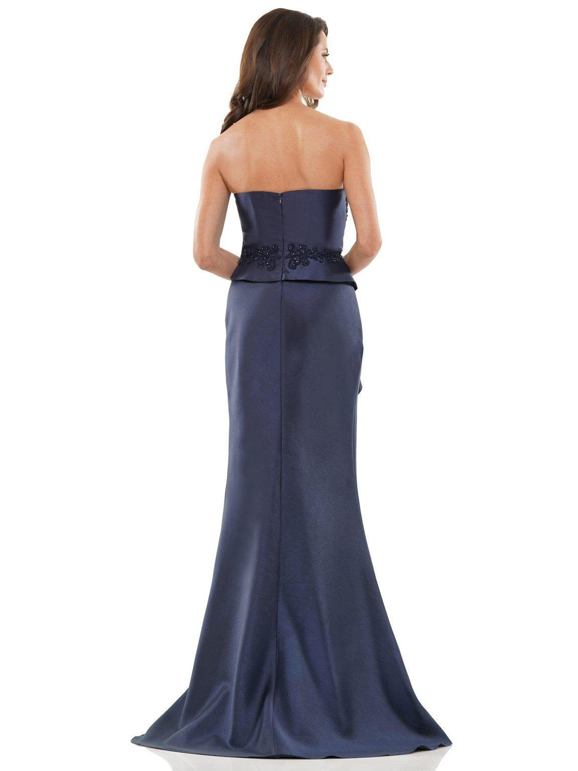 Formal Dresses Long Strapless Formal Dress Navy