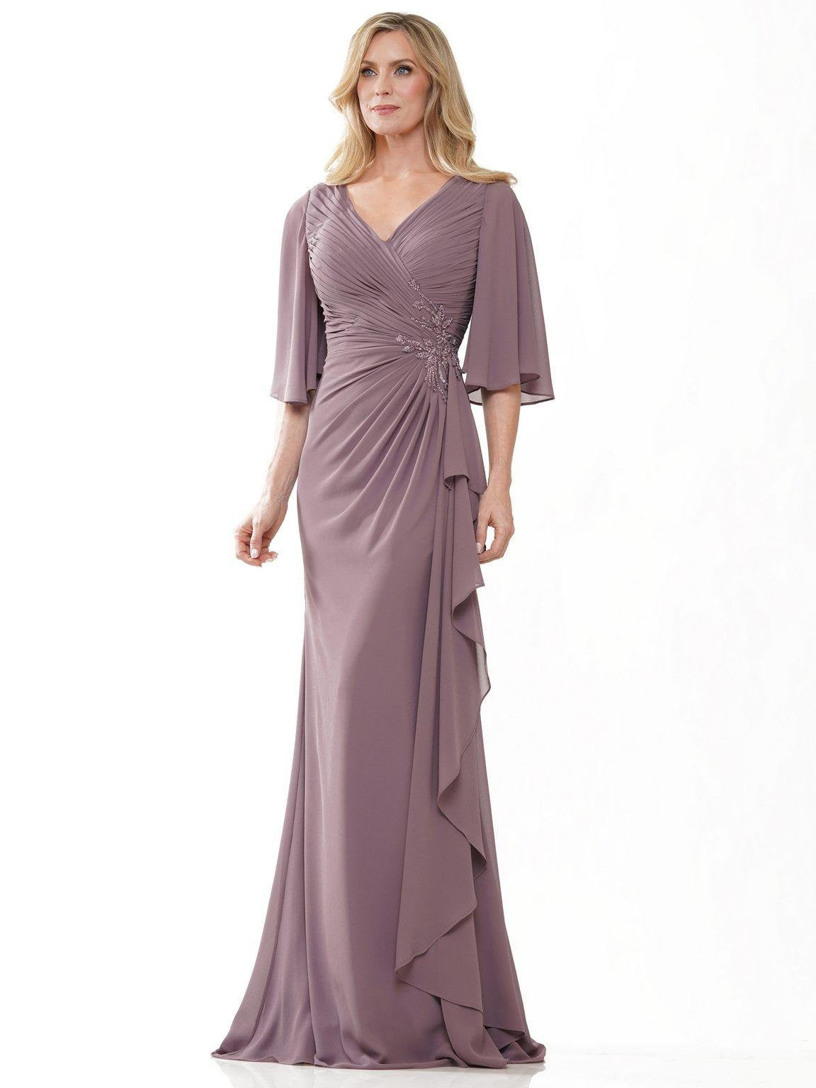 Mother of the Bride Dresses Long Mother of the Bride chiffon Dress Victorian Lilac