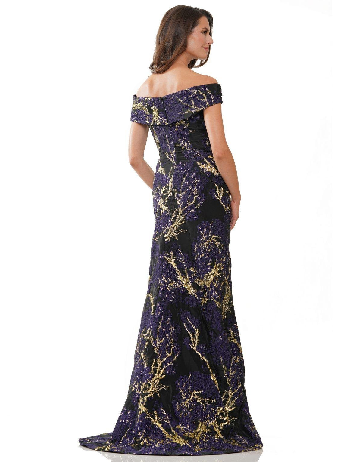 Formal Dresses Long Off Shoulder Mermaid Formal Gown Violet Multi