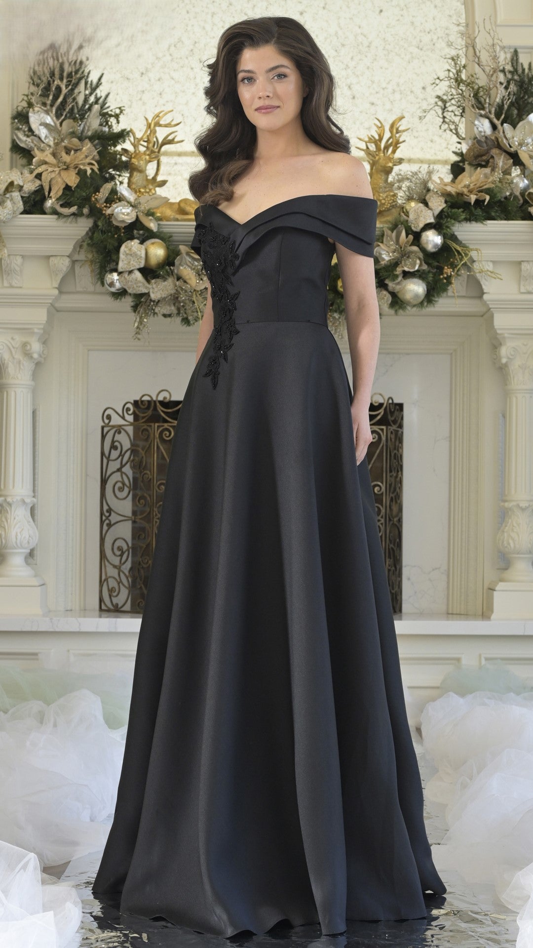 Formal Dresses Formal Long A Line Evening Dress Black