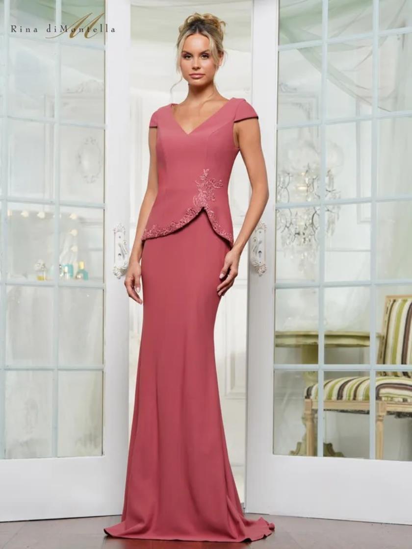 Formal Dresses Long Evening Fitted formal Dress Cranberry
