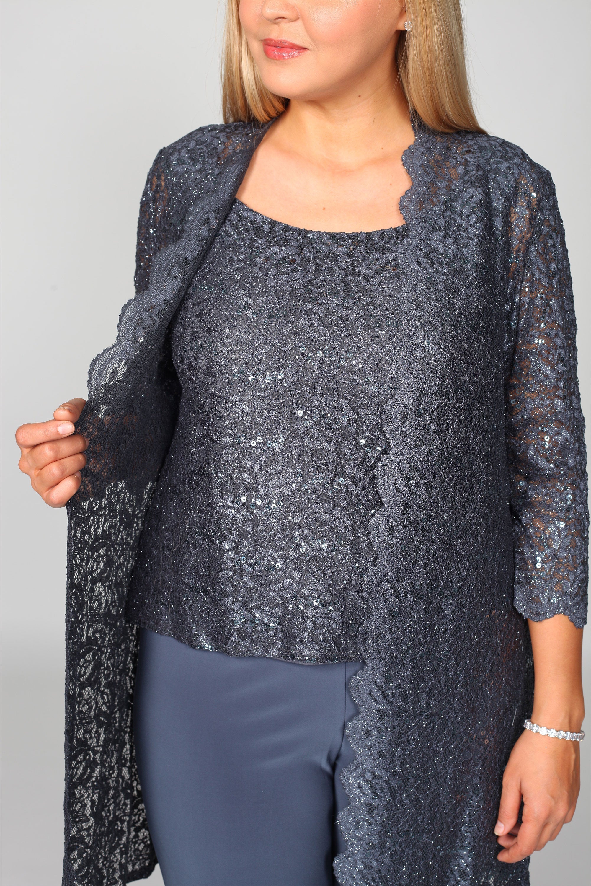 R&M Richards Mother of the Bride Pant Suit Made in USA - The Dress Outlet R&M Richards