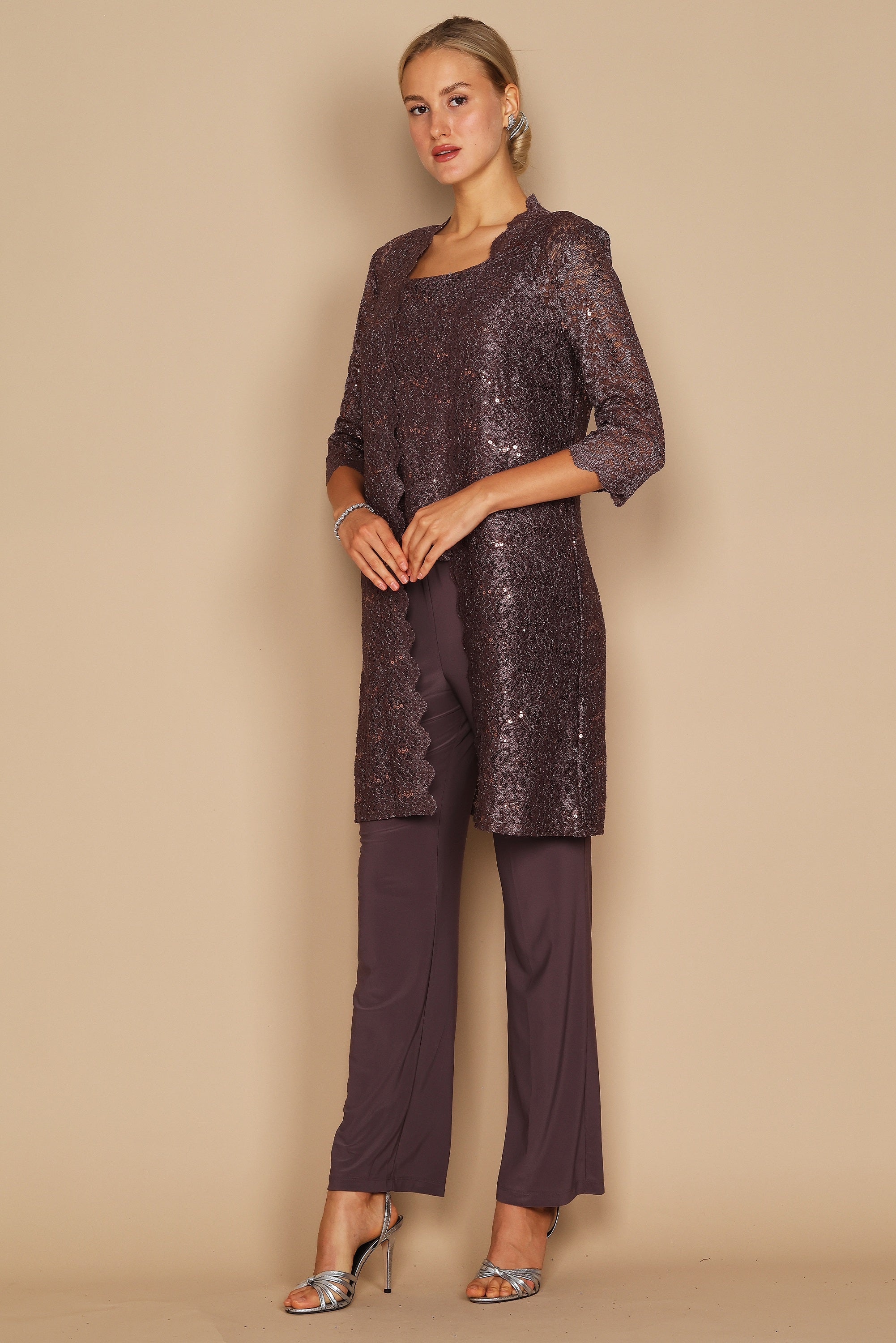 R&M Richards 1993W Plus Size Formal Pant Suit Mother of the Bride
