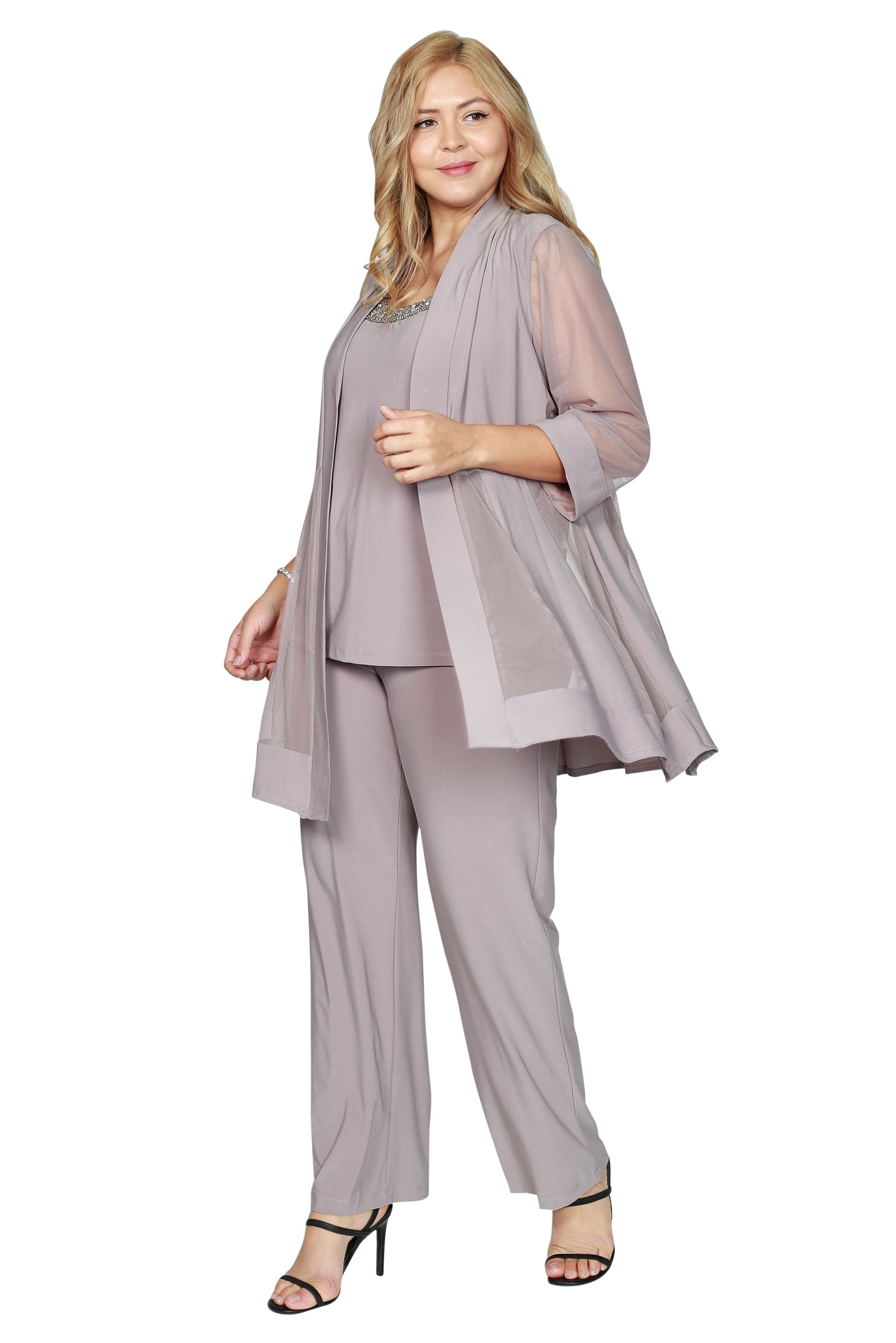 R&M Richards Plus Size Formal Pants Suit - The Dress Outlet R&M Richards