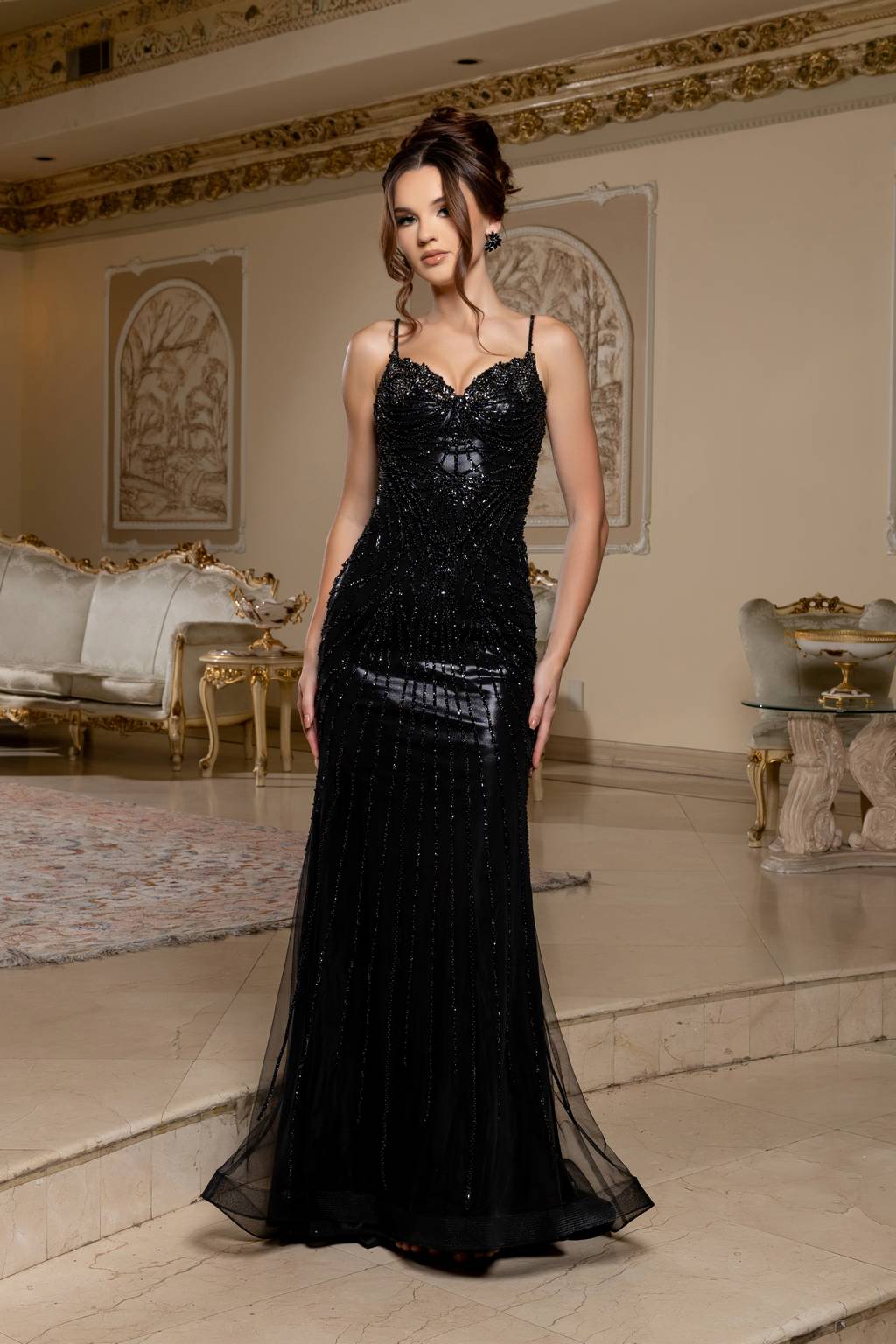 Sweetheart Floor-Length Tulle Prom Sheath Column May Queen RQ8235