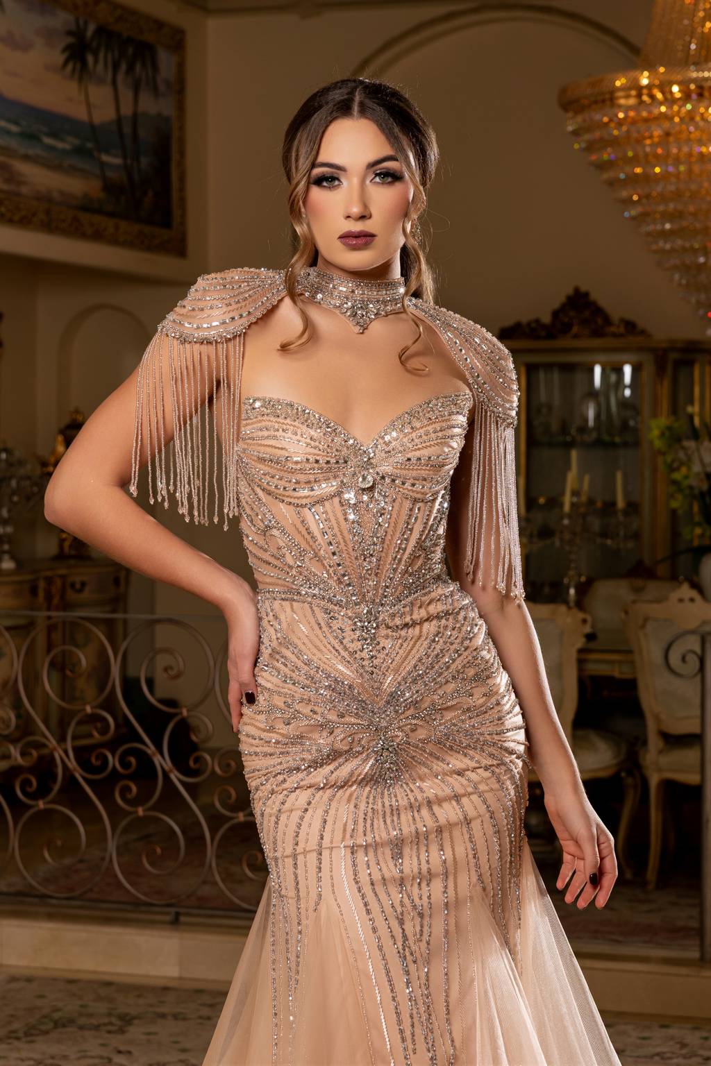 Sweetheart Floor-Length Tulle Prom Mermaid Dress May Queen RQ8276