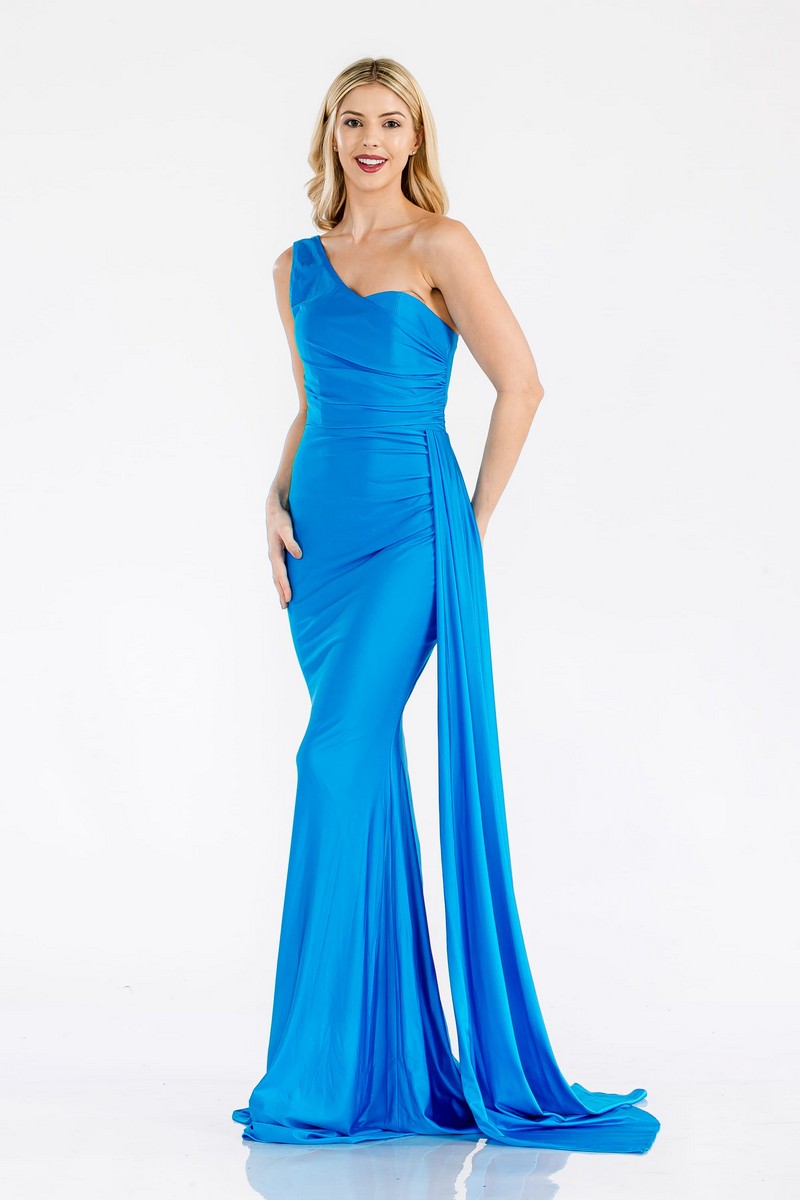 Prom Dresses Formal Prom Long Train Dress Turquoise
