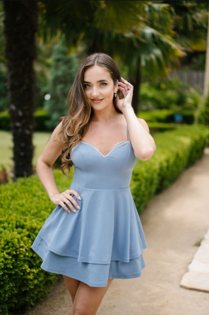 Cocktail Dresses Short A Line Cocktail Dress Aleta 1309 Slate