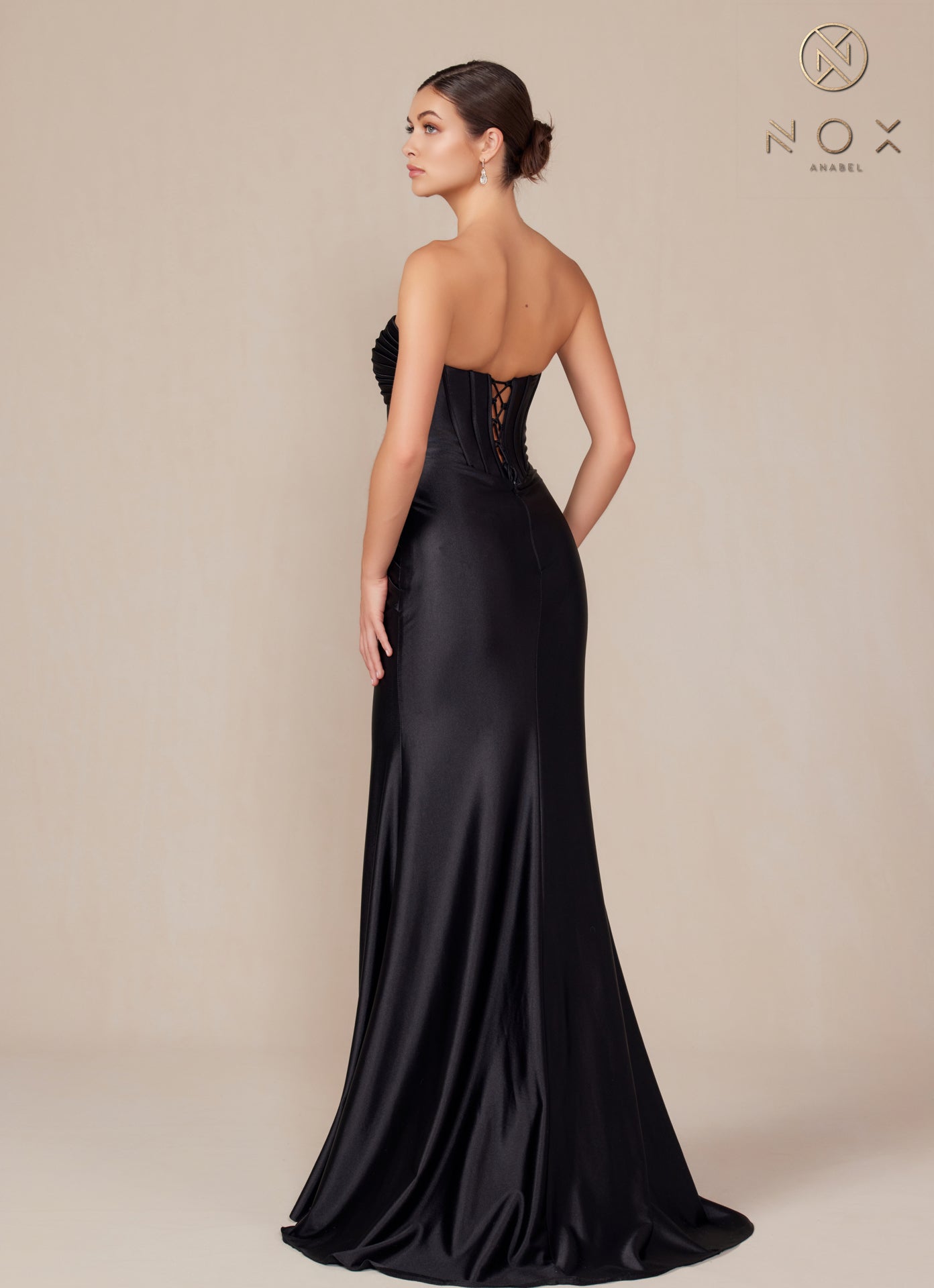 Prom Dresses Long Fitted Evening Prom Dress Black