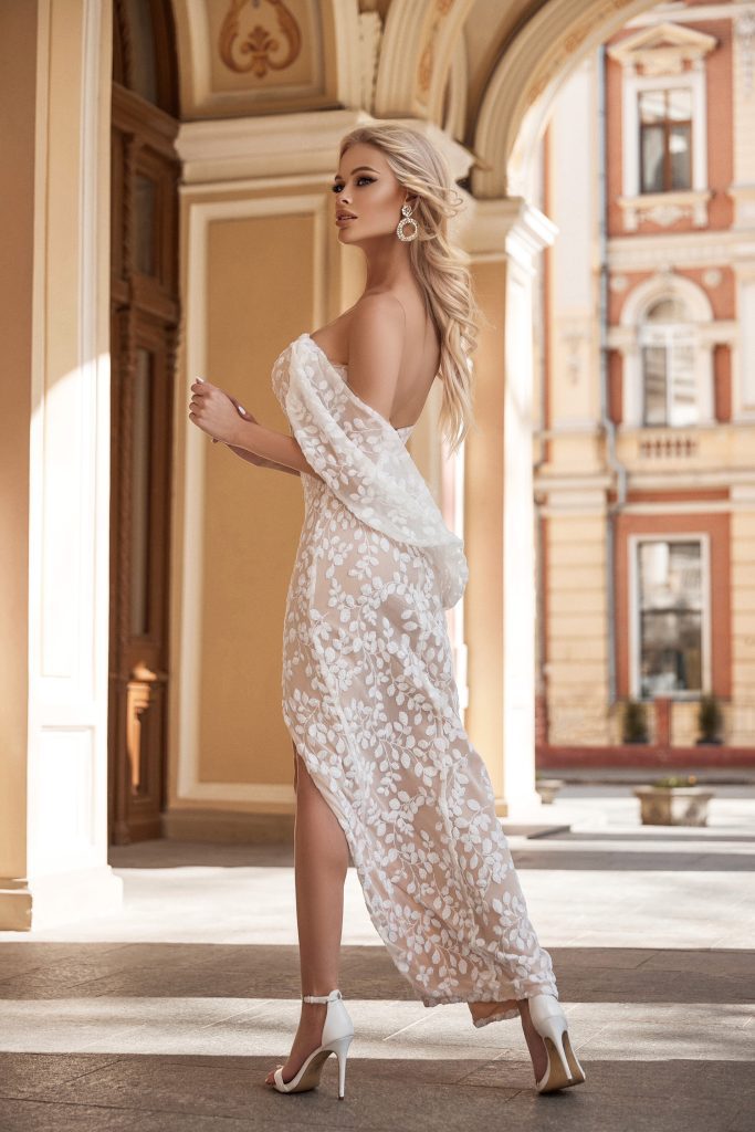 Sweetheart Floor-Length Lace Formal Sheath/Column Tina Holly TYTK048