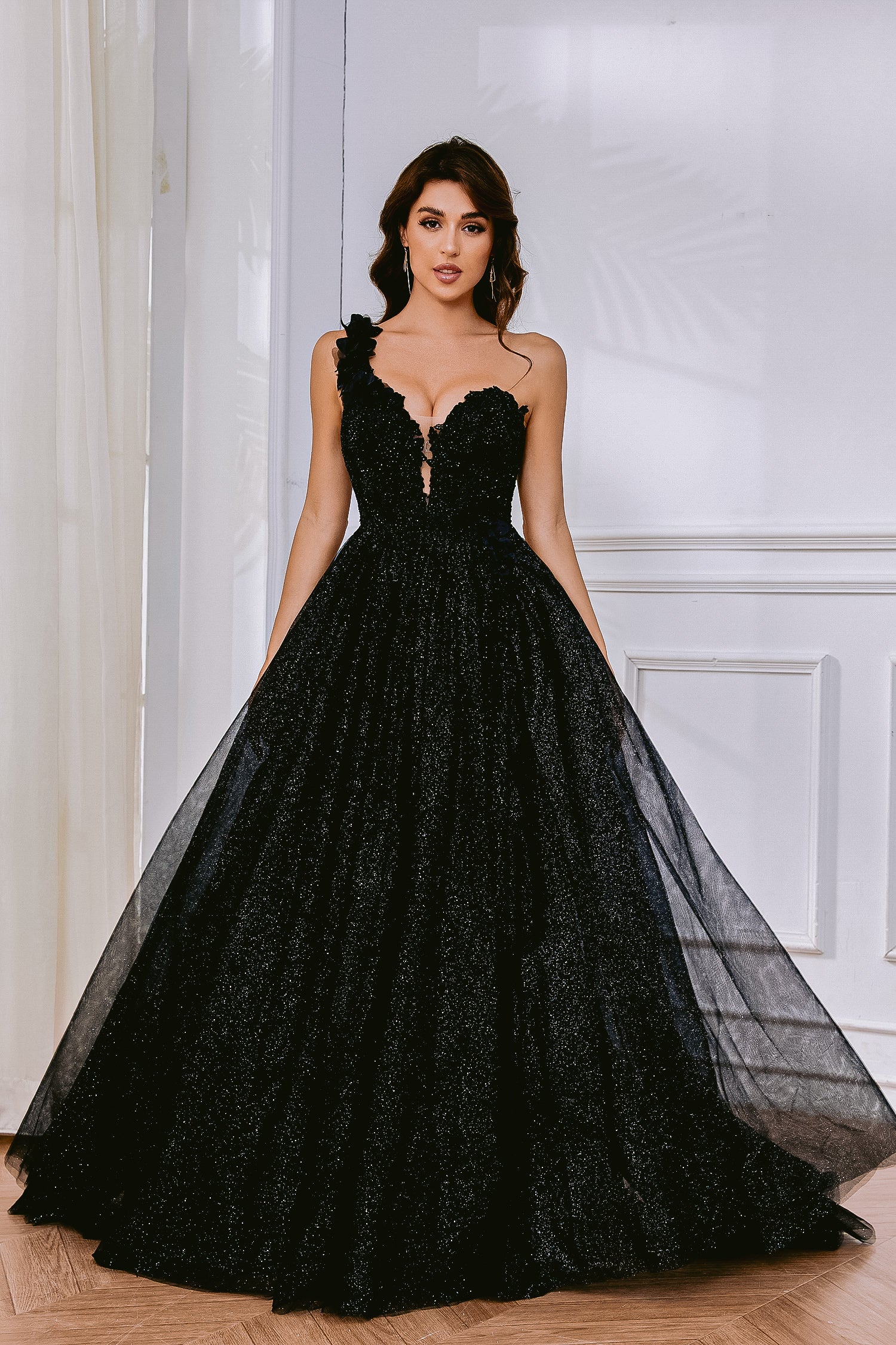 Tina Holly TK554 Long Glitter Ball Gown Formal Prom Dress