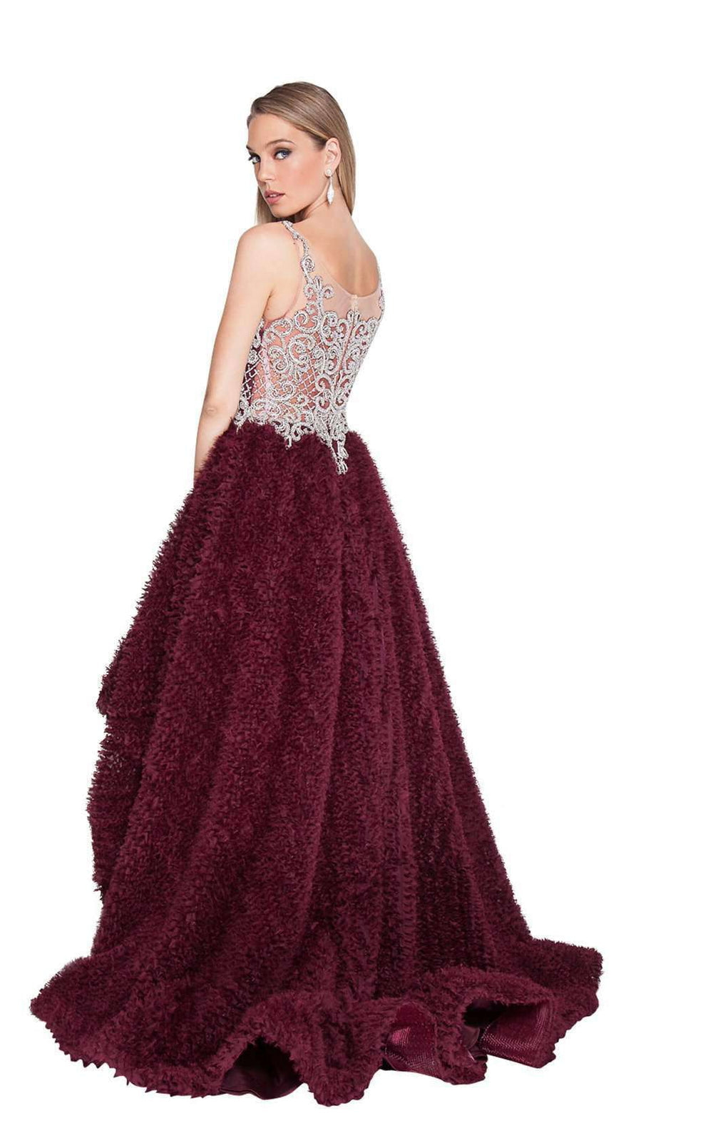 Terani Couture Sleeveless High Low Prom Dress 1811P5796 - The Dress Outlet