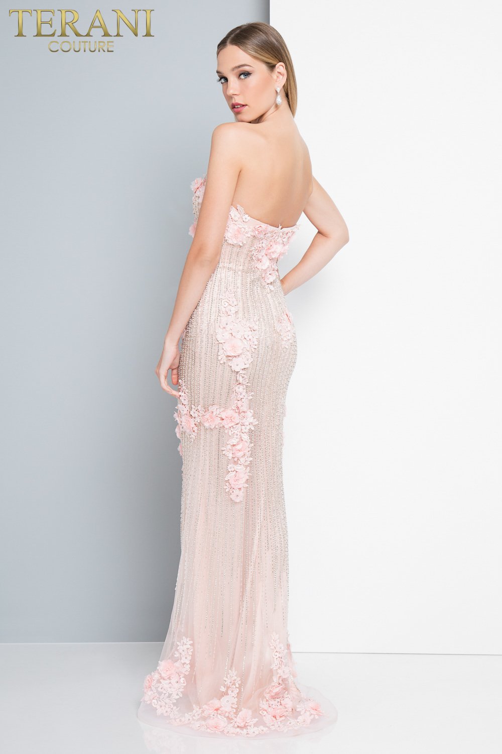 Terani Couture Prom Long Strapless Dress 1811P5508 - The Dress Outlet
