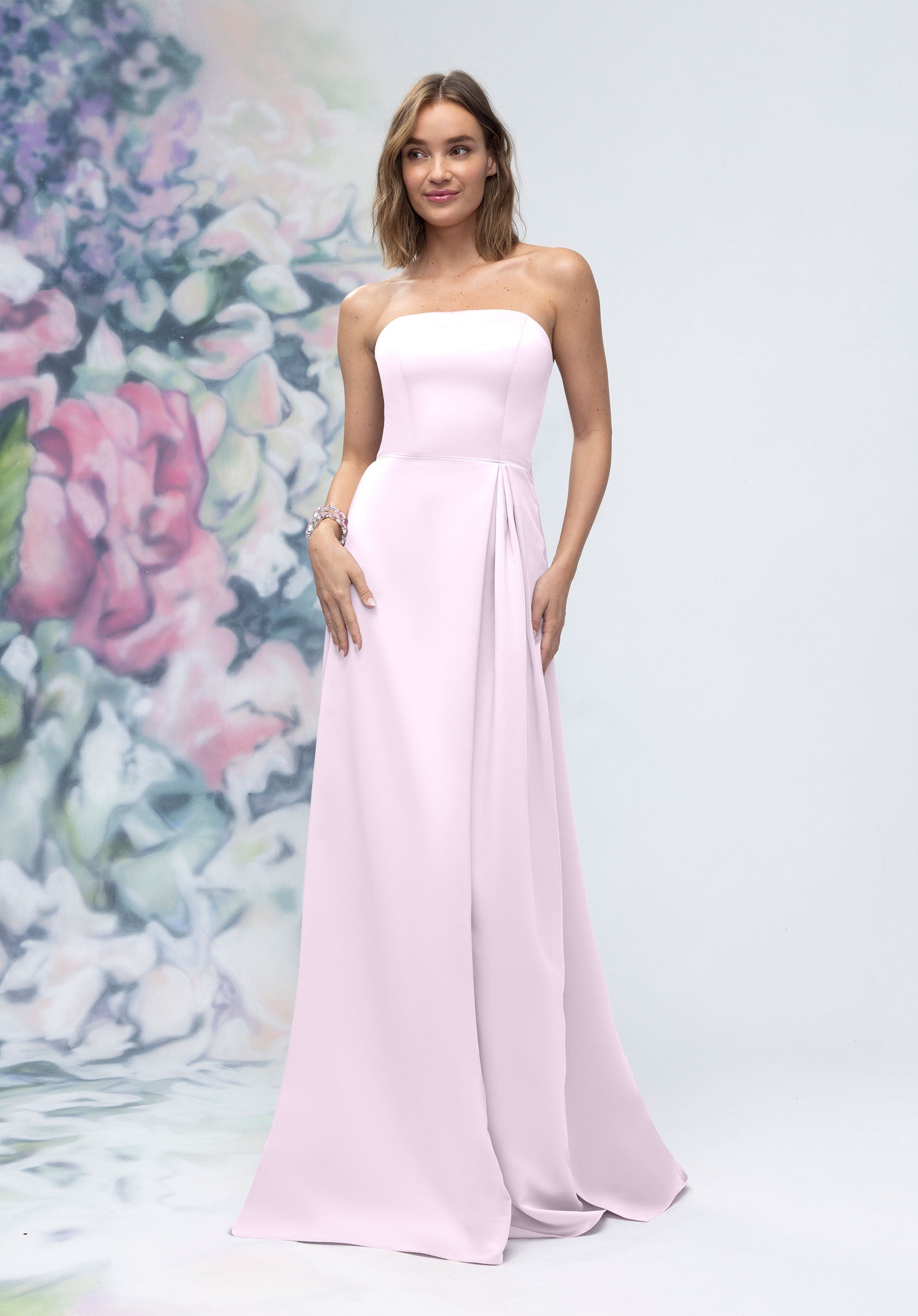 Formal Dresses Formal Evening Long Gown Wisteria-Satin-3030014-Pleated