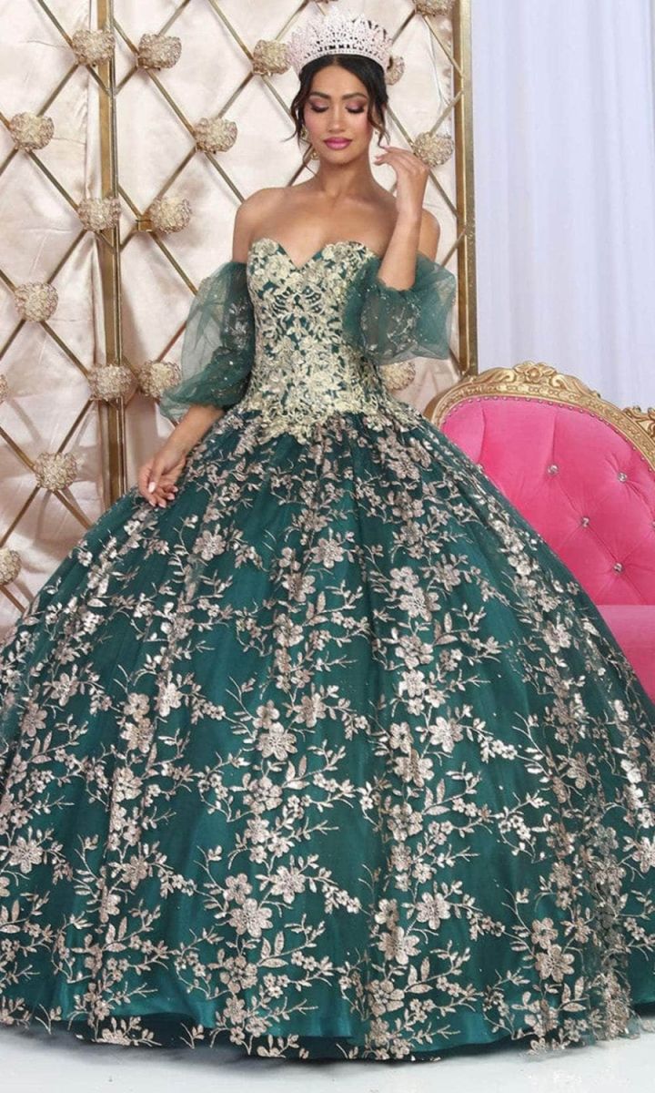 Sweetheart Floor-Length Tulle Quinceañera Ball Gown May Queen LK200
