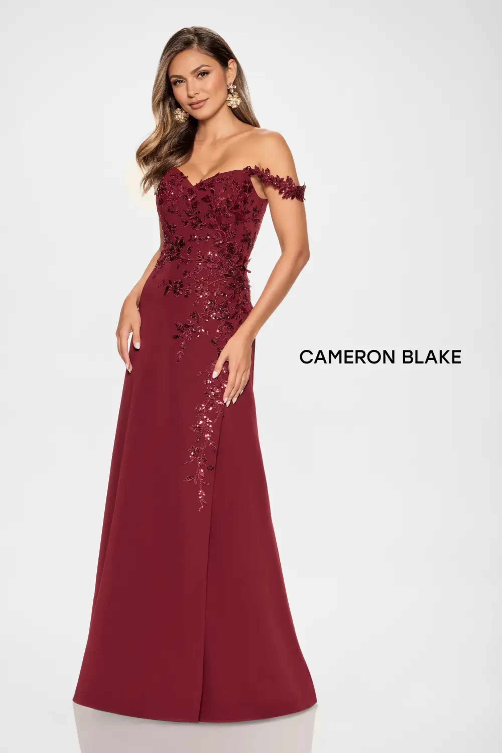 Formal Dresses Long Formal A Line Sequin Evening Gown Wine