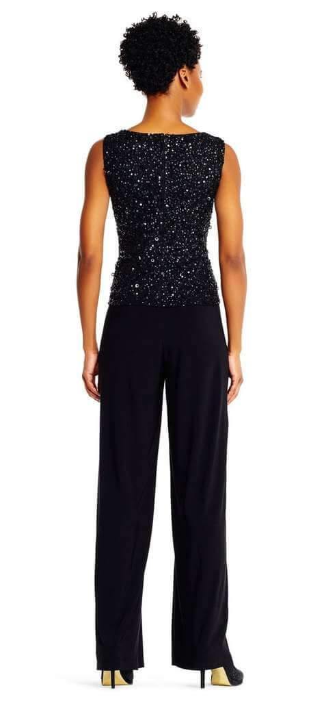Adrianna Papell Sleeveless Formal Pant Suit - The Dress Outlet Adrianna Papell