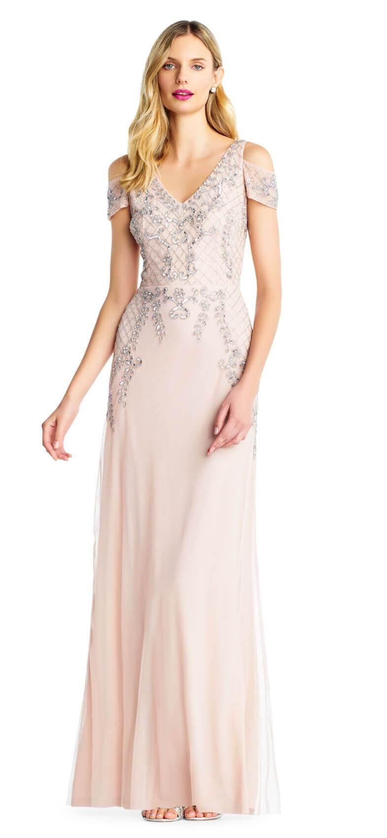 Blush Adrianna Papell AP1E203113P Long Formal Petite Evening Prom