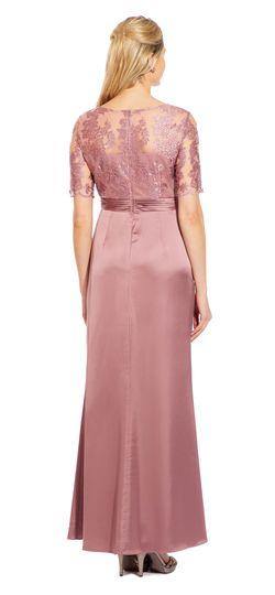 Adrianna Papell Long Formal Mother of the Bride Dress - The Dress Outlet Adrianna Papell