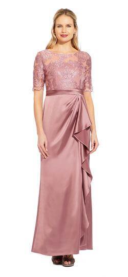 Adrianna Papell Long Formal Mother of the Bride Dress - The Dress Outlet Adrianna Papell