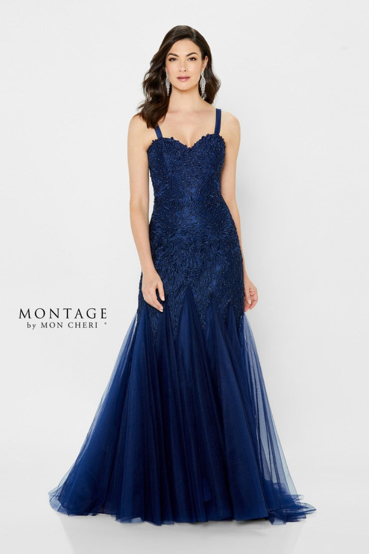 Formal Dresses Long Formal Lace Beaded Evening Dress Navy Blue
