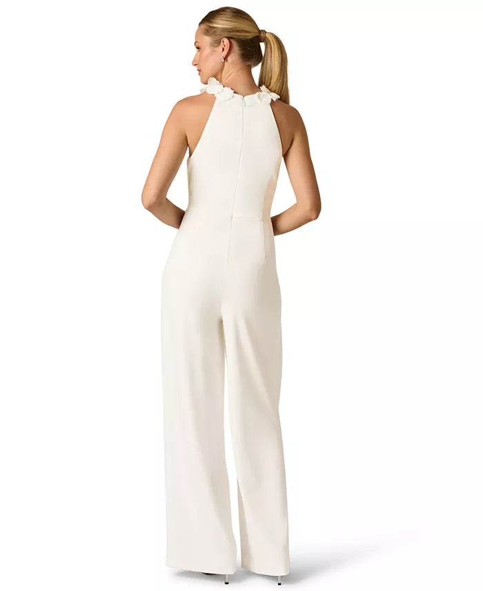 Rosette Halter Jumpsuit Adrianna Papell AP1E212838