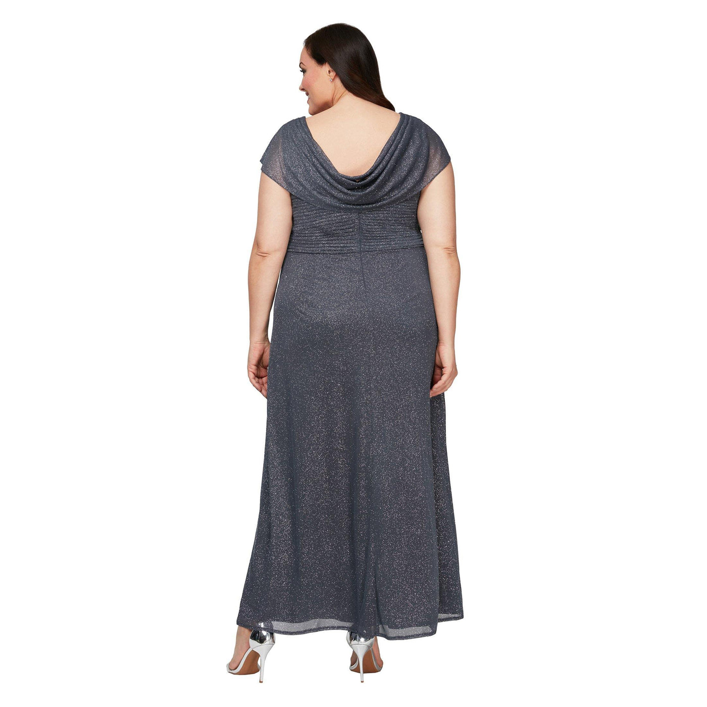 Alex Evenings Long Plus Size Pleated Dress 8433096 - The Dress Outlet