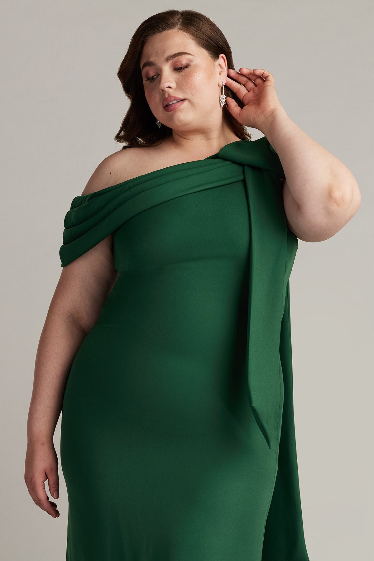Plus Size Dresses Fitted Formal Plus Size Evening Dress Bamboo
