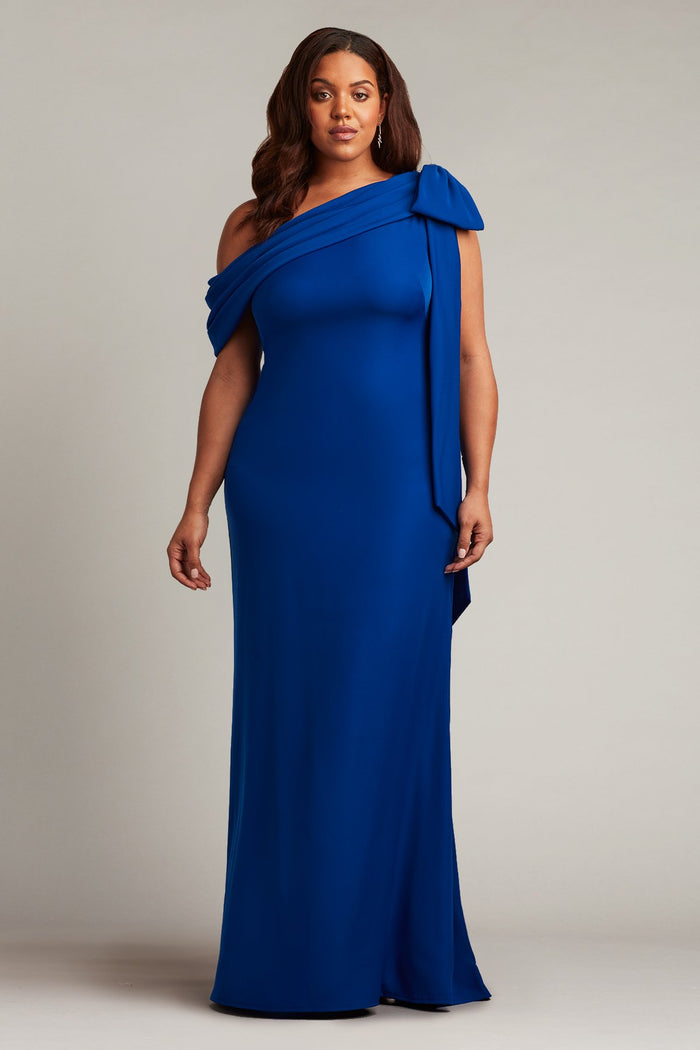 Plus Size Dresses Fitted Formal Plus Size Evening Dress Royal Blue