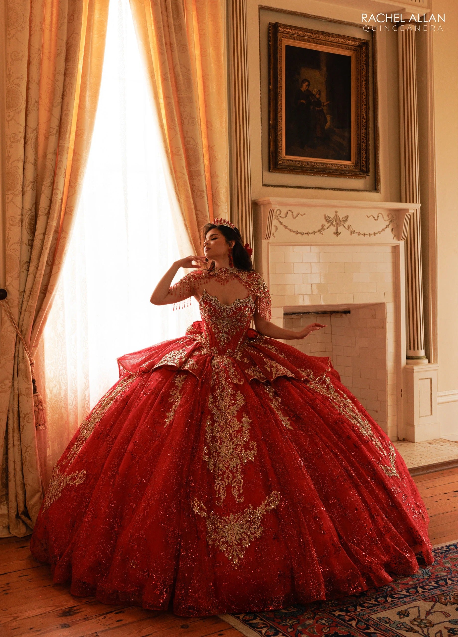 Sweetheart Floor-Length with T in Tulle Quinceañe Ball Gown Rachel Allan RQ3189