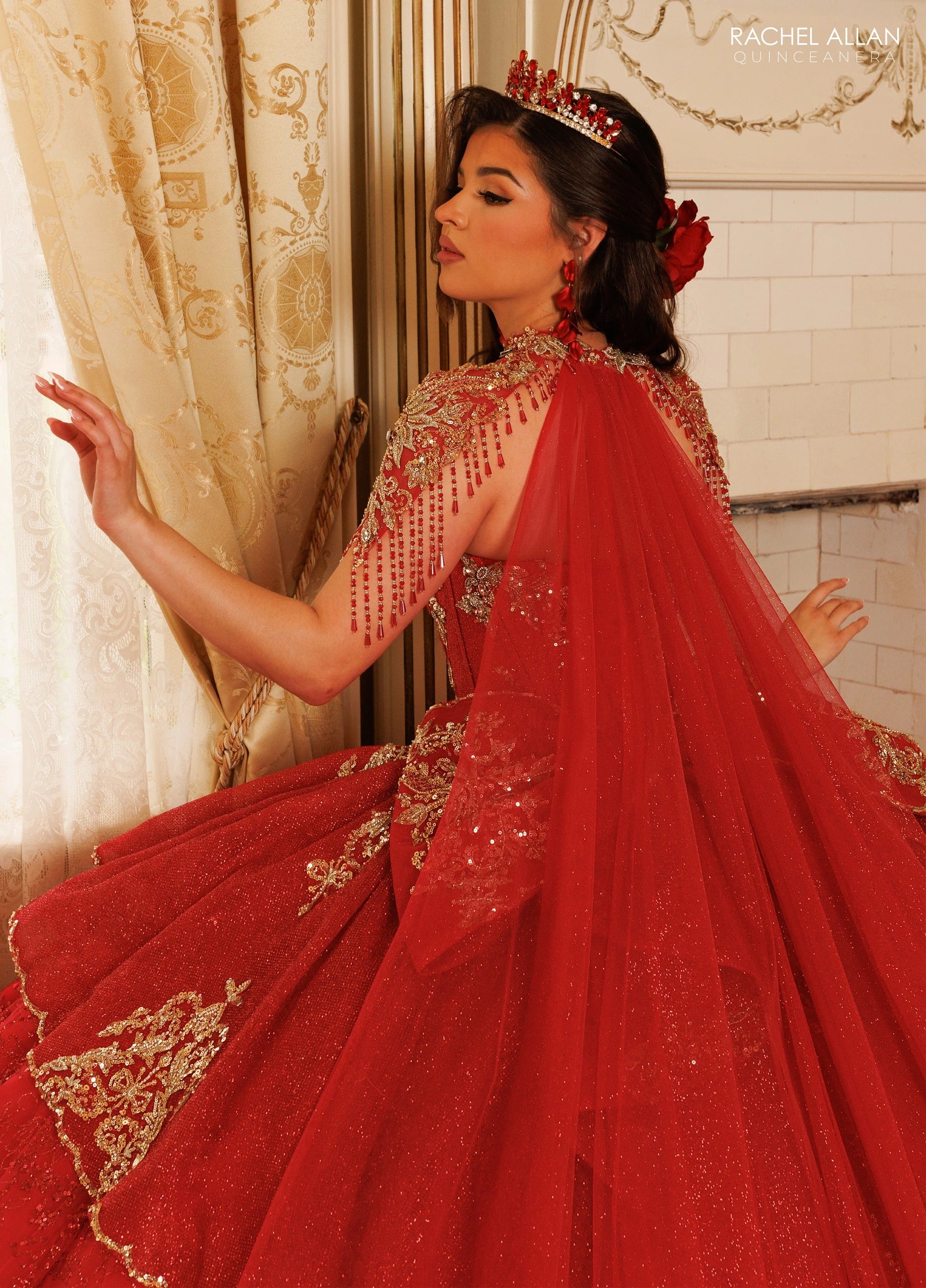 Sweetheart Floor-Length with T in Tulle Quinceañe Ball Gown Rachel Allan RQ3189
