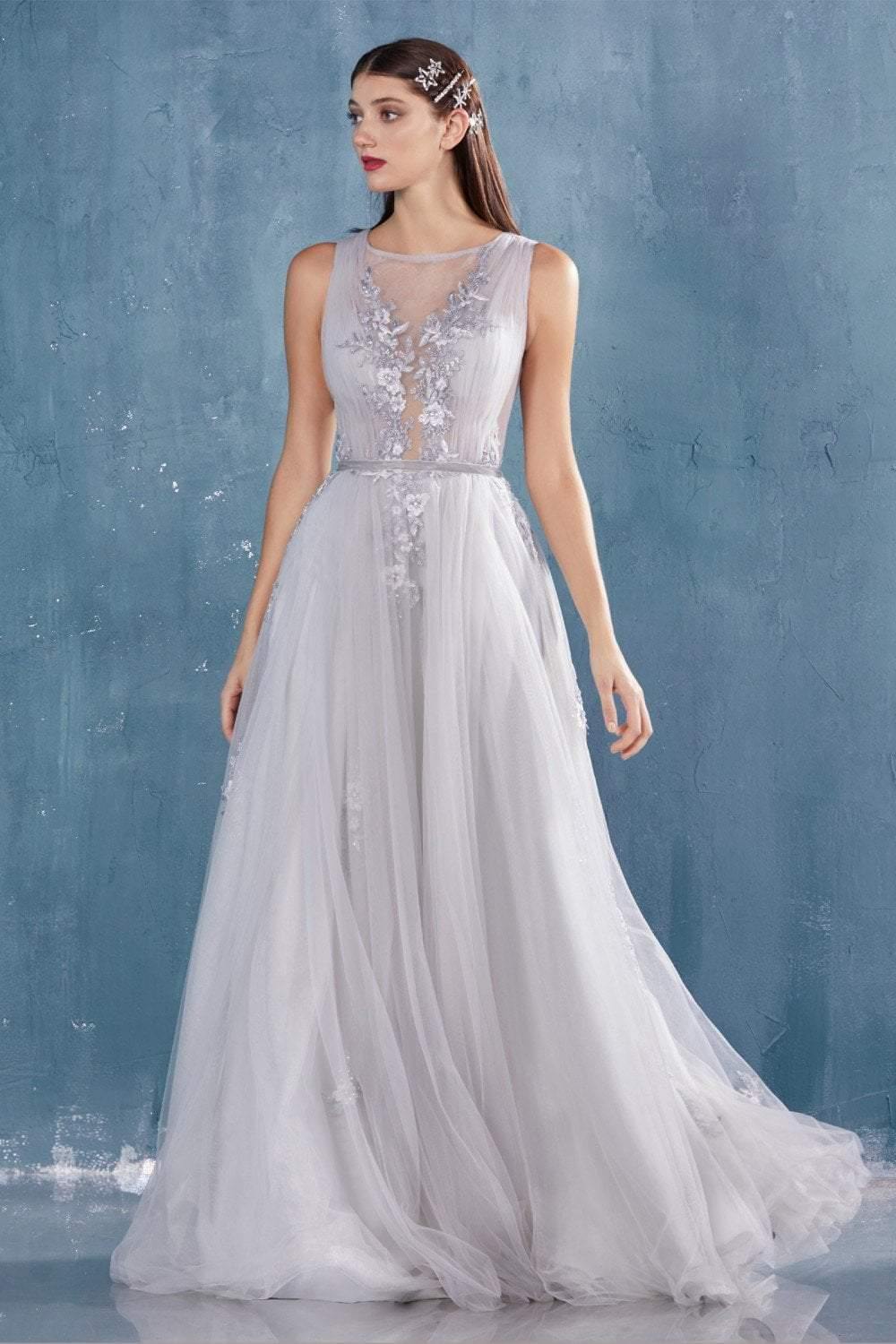 Lt Silver Andrea & Leo CDA0789 Prom Long Dress Evening Gown for $289.99 ...