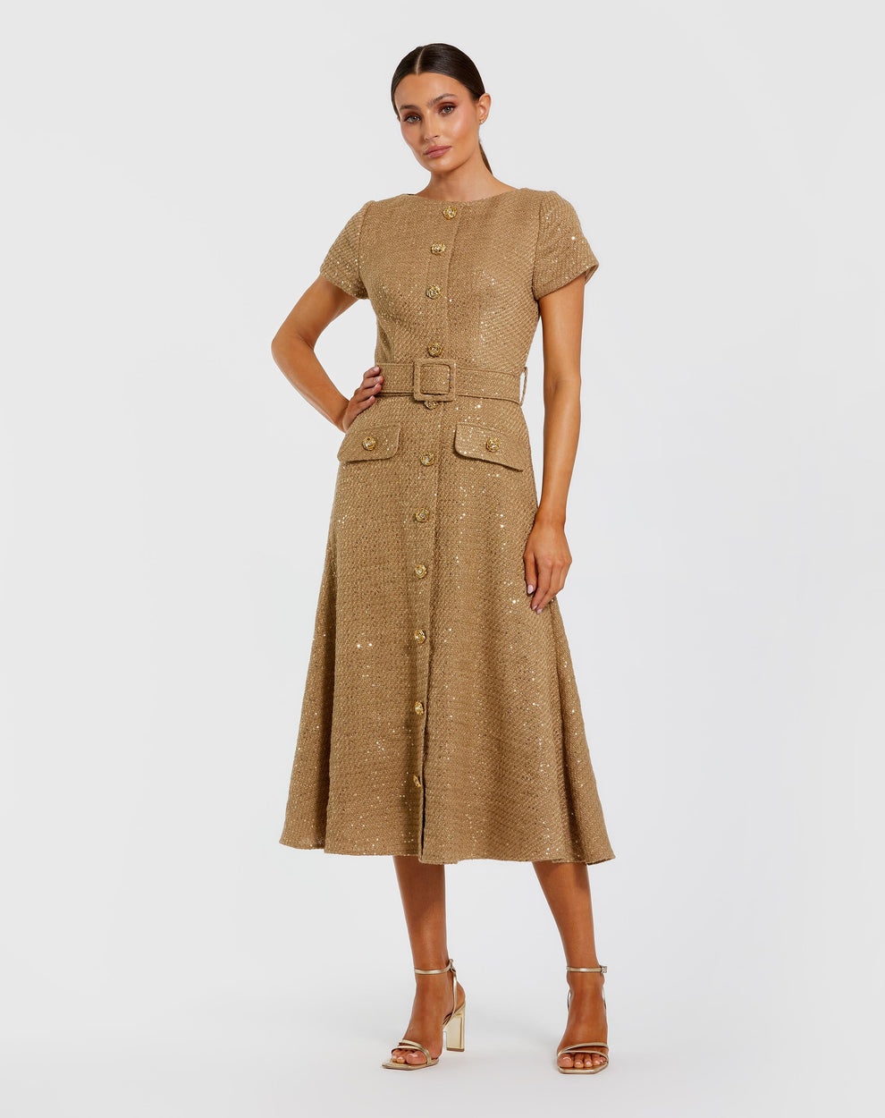 Cocktail Dresses Short Glitter Cocktail Dress Toffee