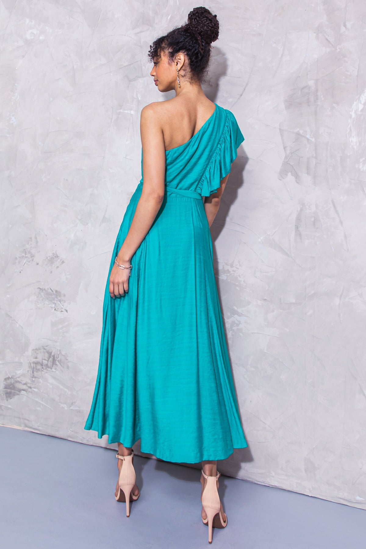 Cocktail Dresses Tea Length Formal Cocktail Dress Flying Tomato ID19897 Turquoise