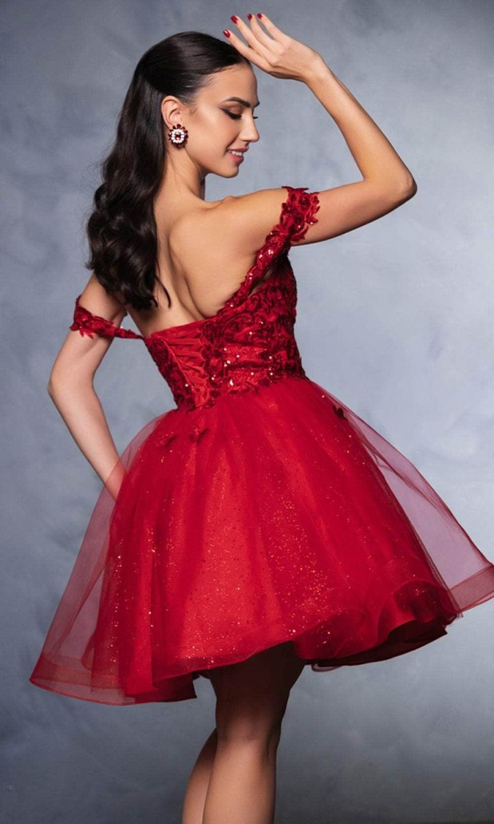 Sweetheart Mini/Short Tulle Cocktail A-Line May Queen 2105