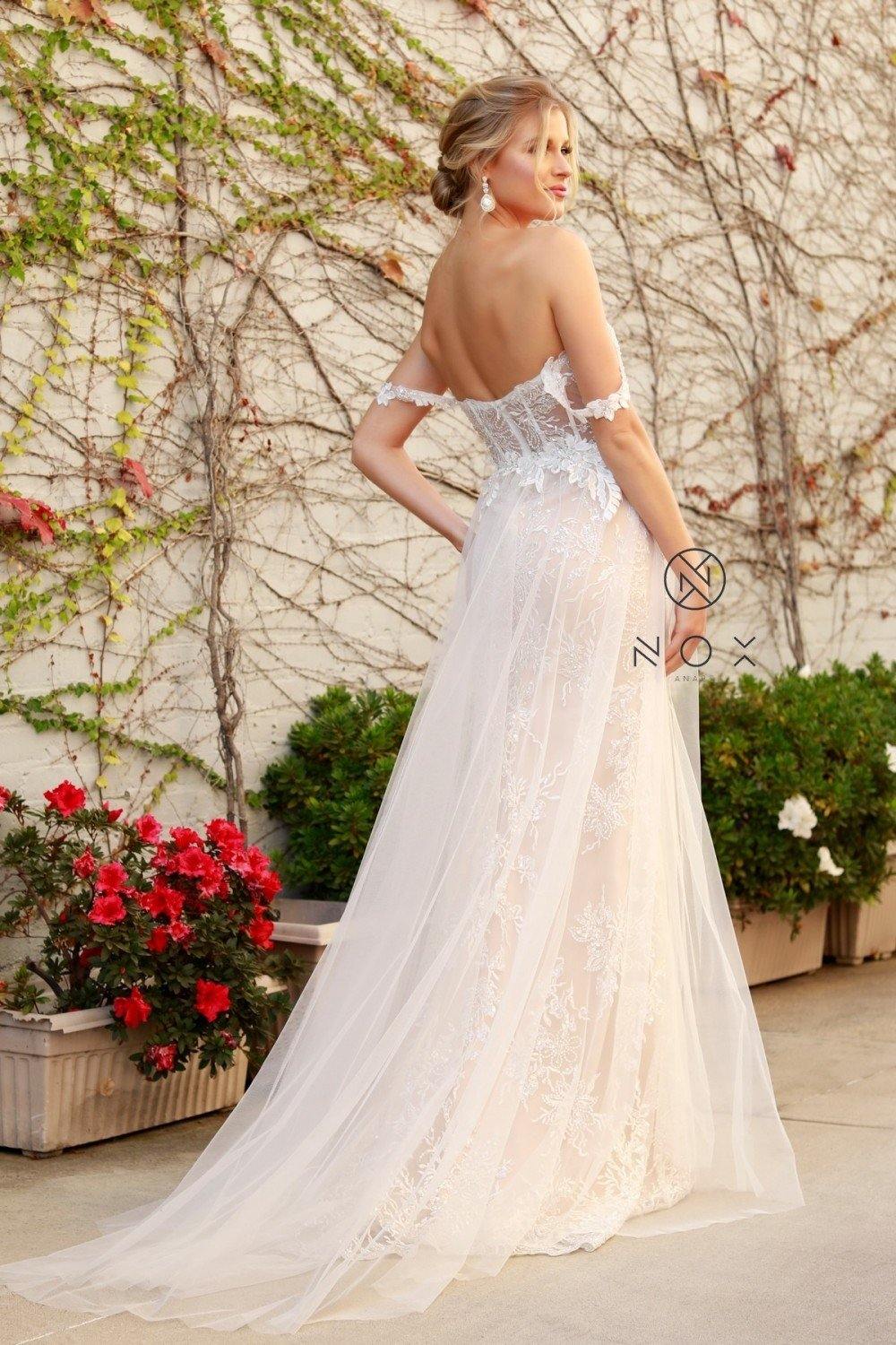 Boho Long Wedding Dress - The Dress Outlet