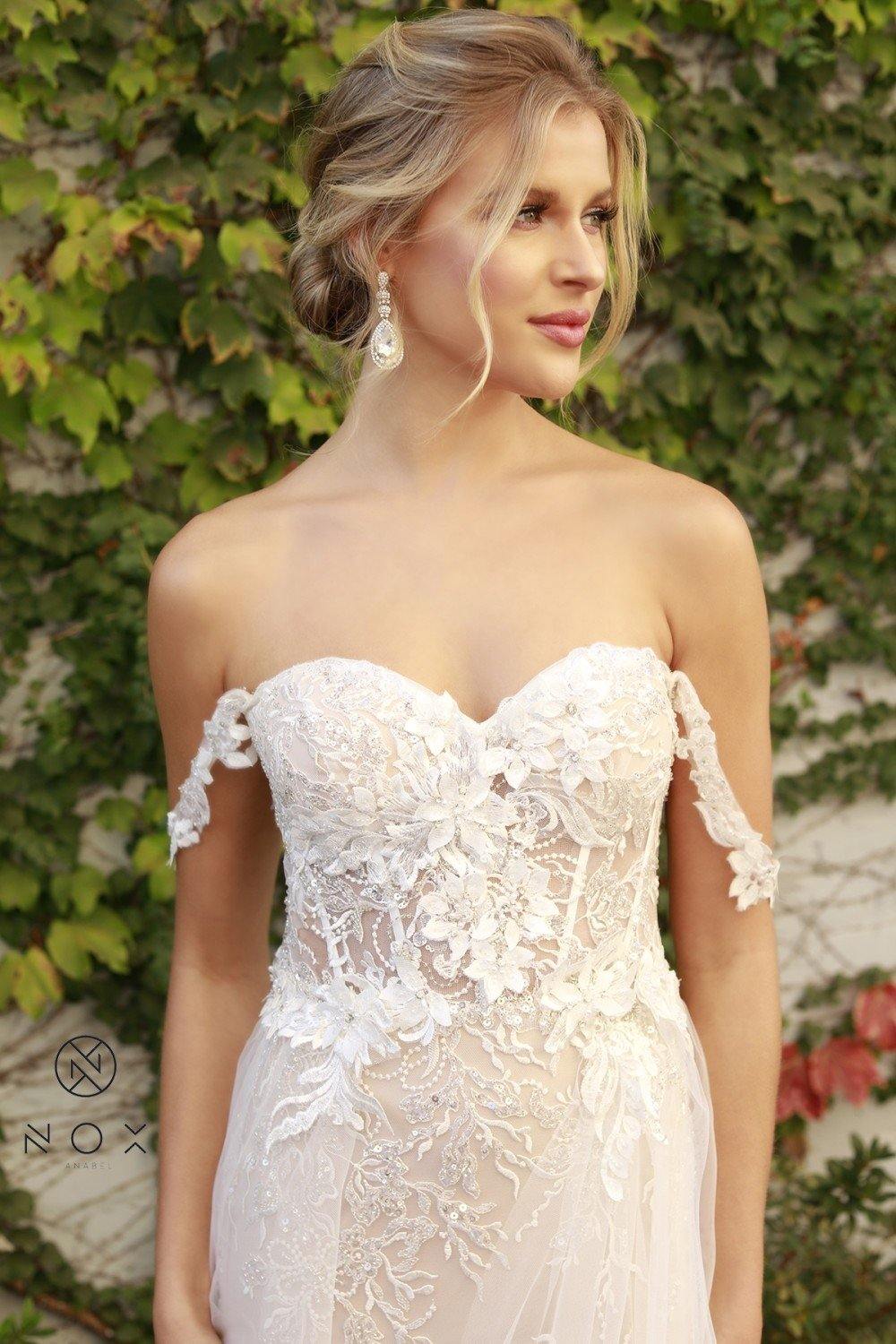 Boho Long Wedding Dress - The Dress Outlet