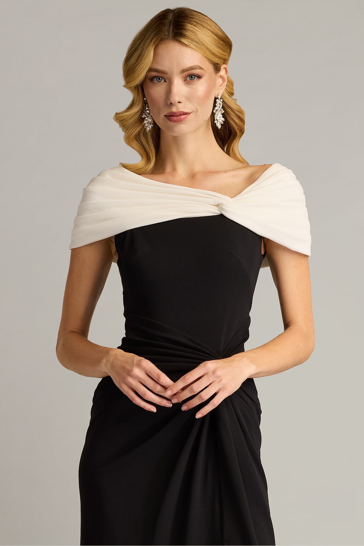 Formal Dresses Formal Long Evening Dress Black/Ivory