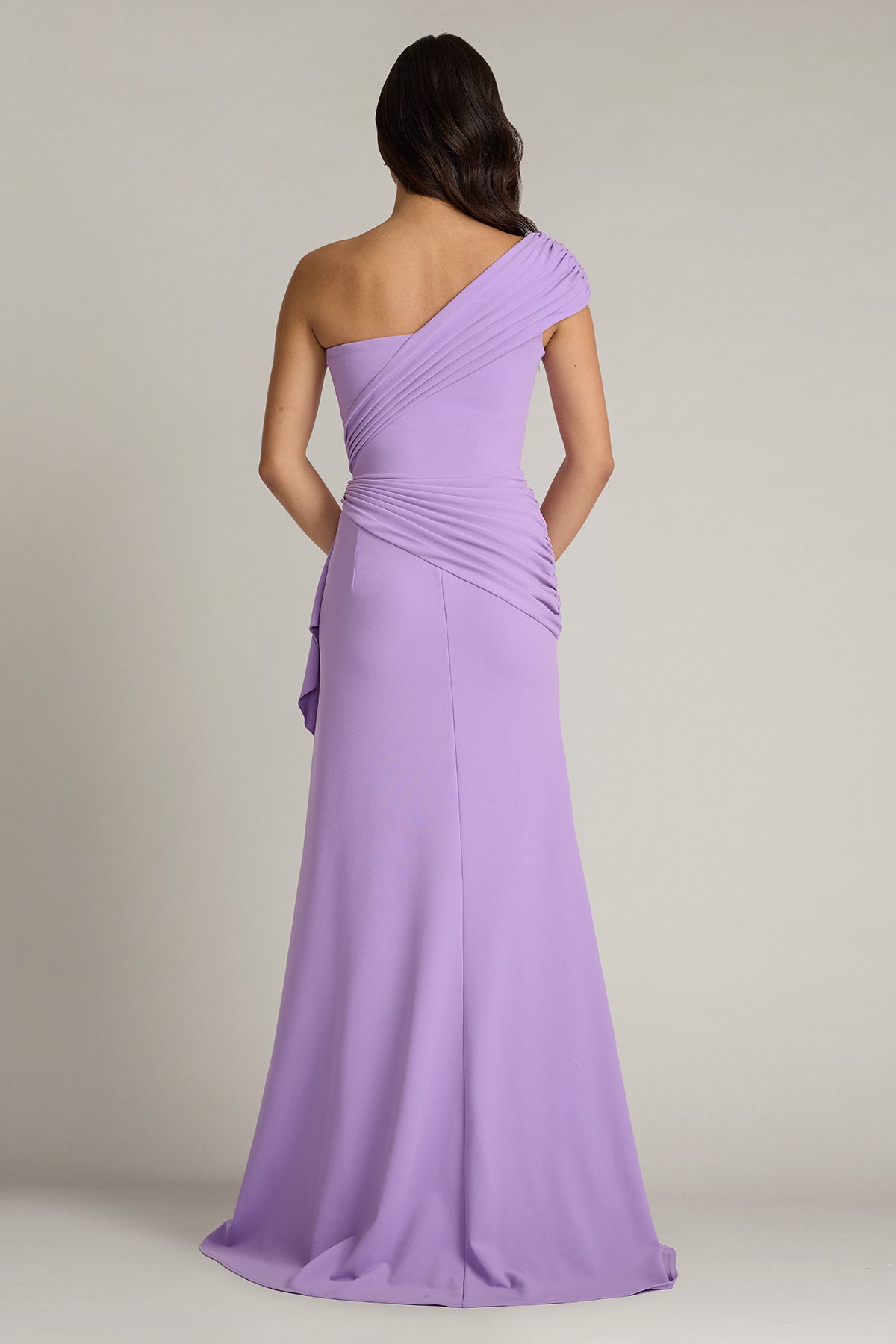 Prom Dresses Long Prom Formal Pleated Dress Tadashi Shoji BOS25147L Purple Haze