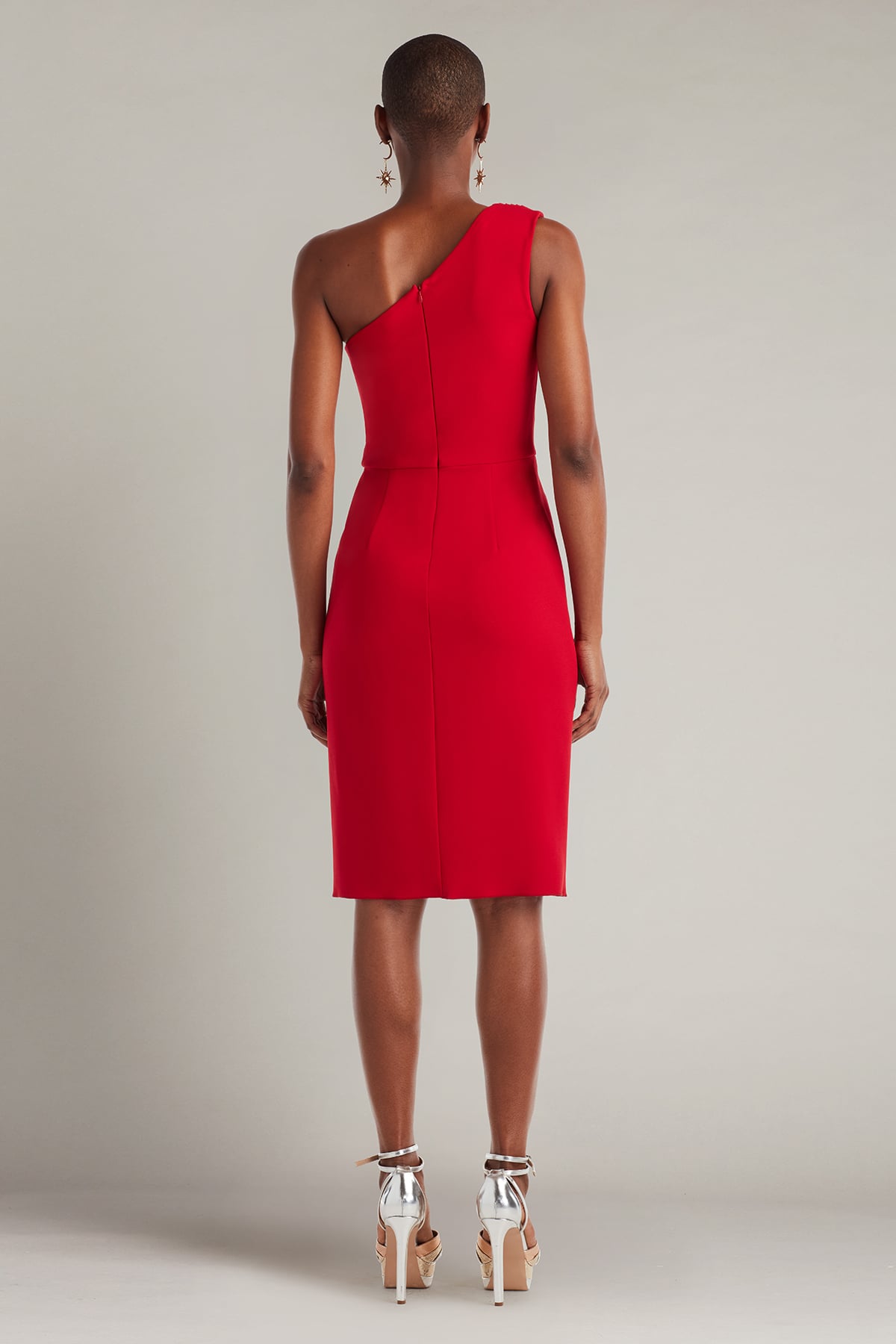Cocktail Dresses Fitted Pleated Short Cocktail Dress Cherry