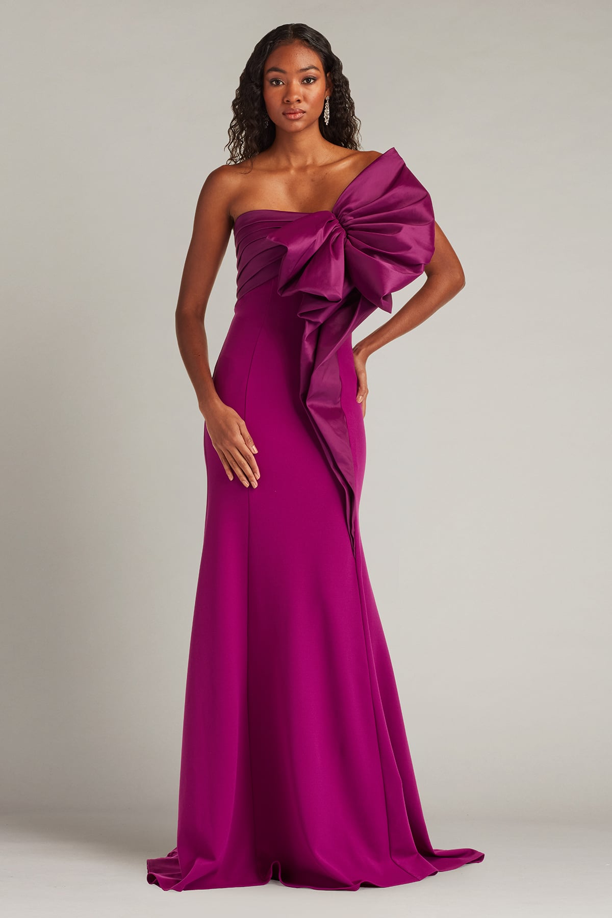 Prom Dresses Long Prom Formal Evening Dress Tadashi Shoji BOS26010L Magenta