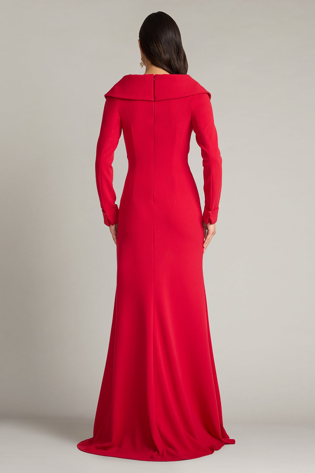 Formal Dresses Ruffle Long Formal Mother of the Bride Dress Red Rock