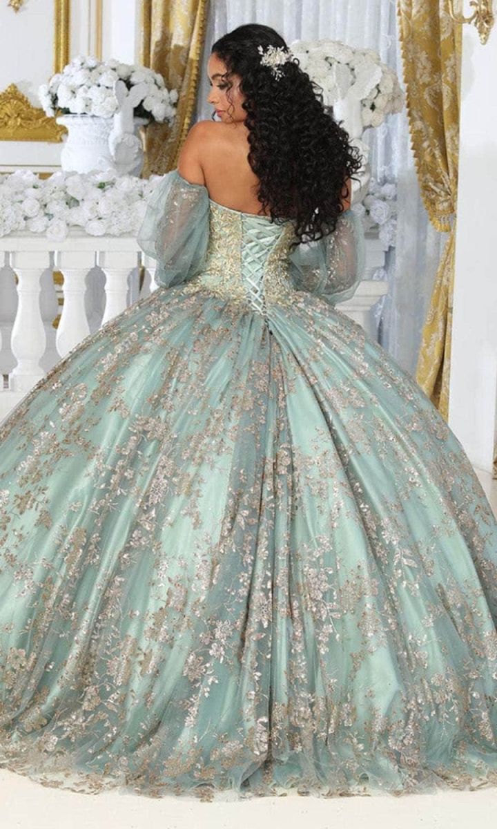 Sweetheart Floor-Length Tulle Quinceañera Ball Gown May Queen LK200