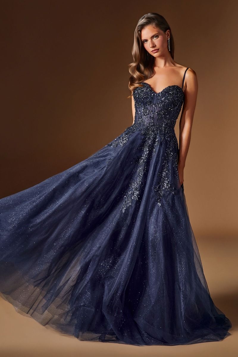 Sweetheart Floor-Length Tulle Formal Ball Gown LaDivine C177