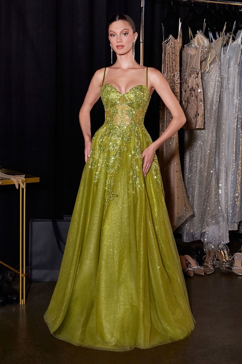 Sweetheart Floor-Length Tulle Formal Ball Gown LaDivine C177