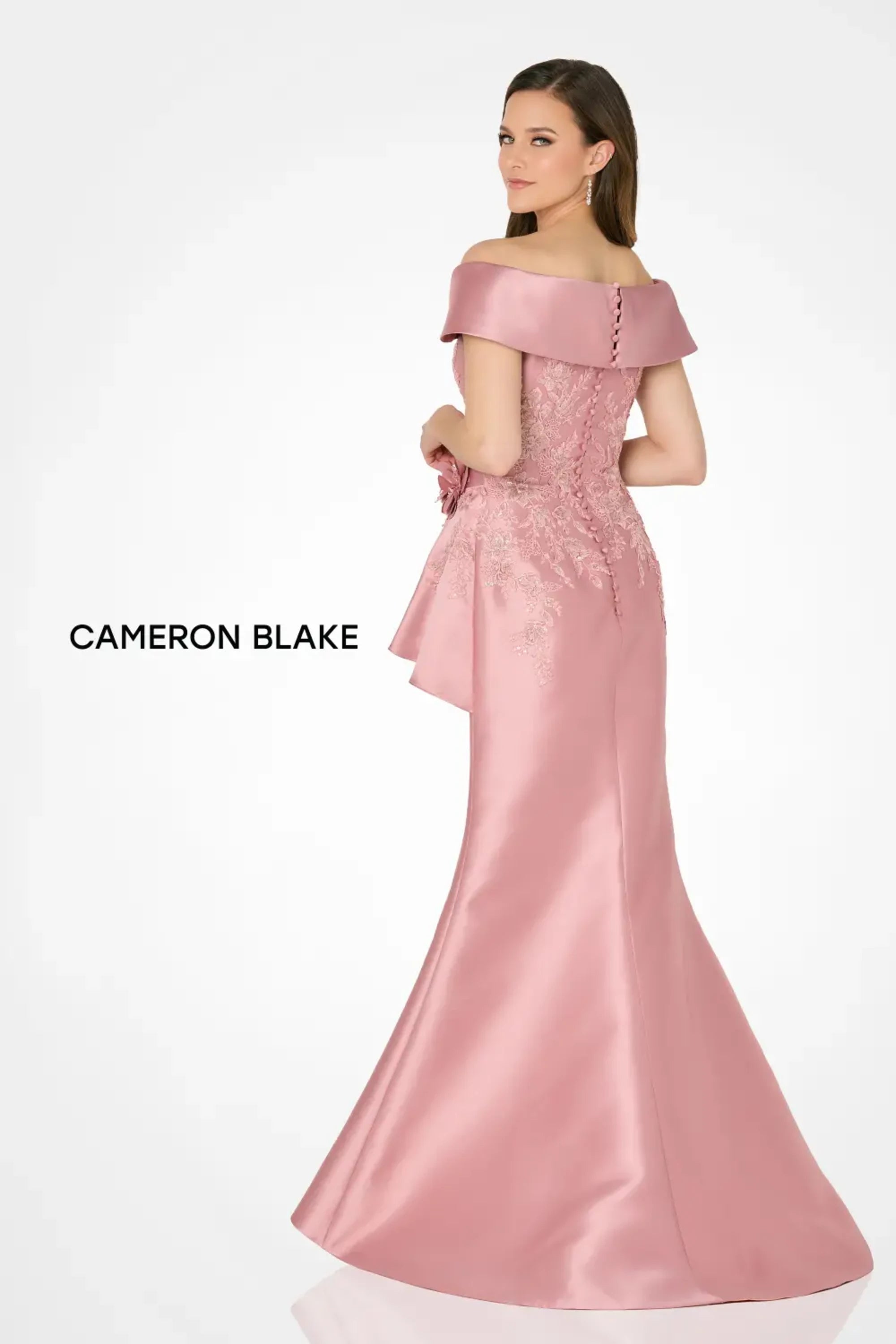 Formal Dresses Formal Long Floral Lace Applique Evening Dress Rose Quartz