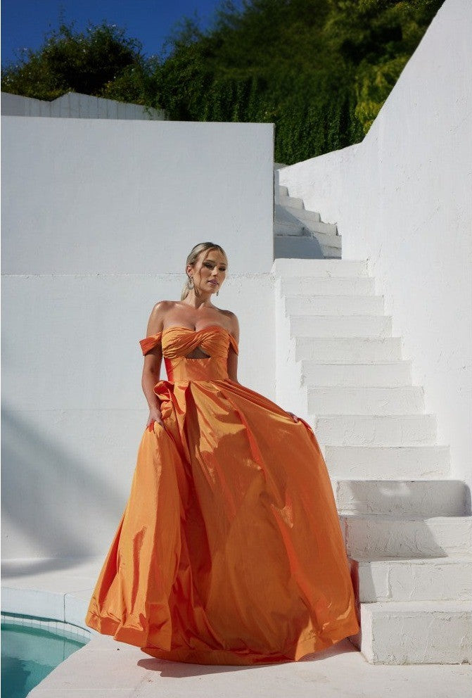 Prom Dresses Sparkling Ballgown Prom Dress Tangerine